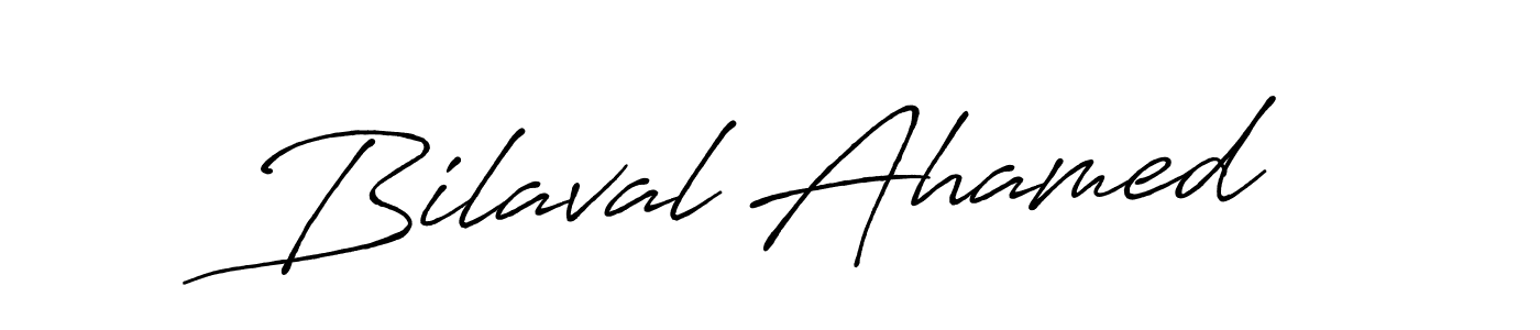 This is the best signature style for the Bilaval Ahamed name. Also you like these signature font (Antro_Vectra_Bolder). Mix name signature. Bilaval Ahamed signature style 7 images and pictures png