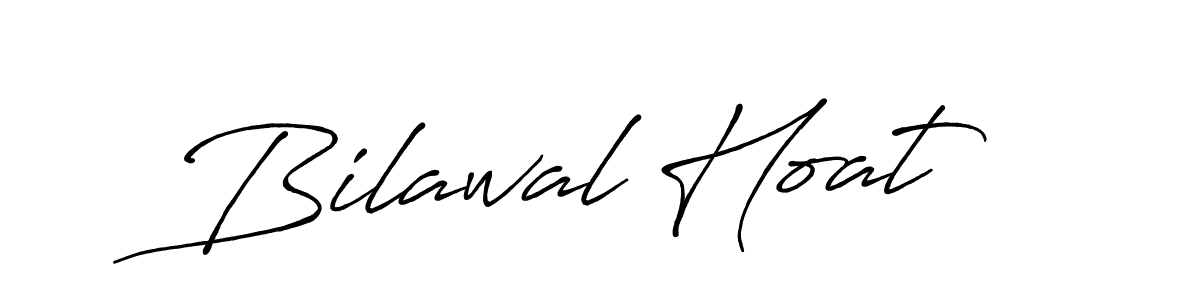 Use a signature maker to create a handwritten signature online. With this signature software, you can design (Antro_Vectra_Bolder) your own signature for name Bilawal Hoat. Bilawal Hoat signature style 7 images and pictures png