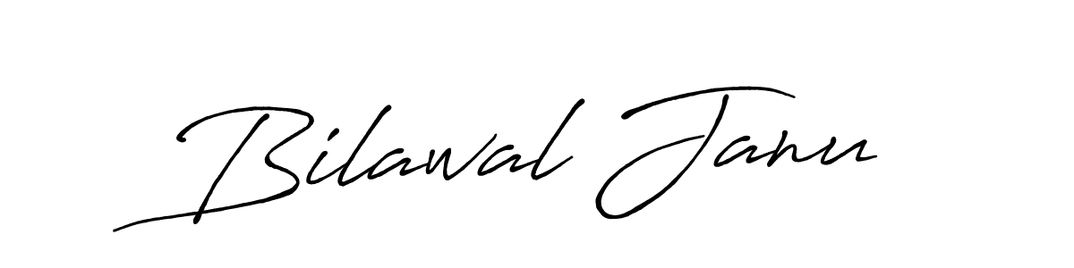 You should practise on your own different ways (Antro_Vectra_Bolder) to write your name (Bilawal Janu) in signature. don't let someone else do it for you. Bilawal Janu signature style 7 images and pictures png
