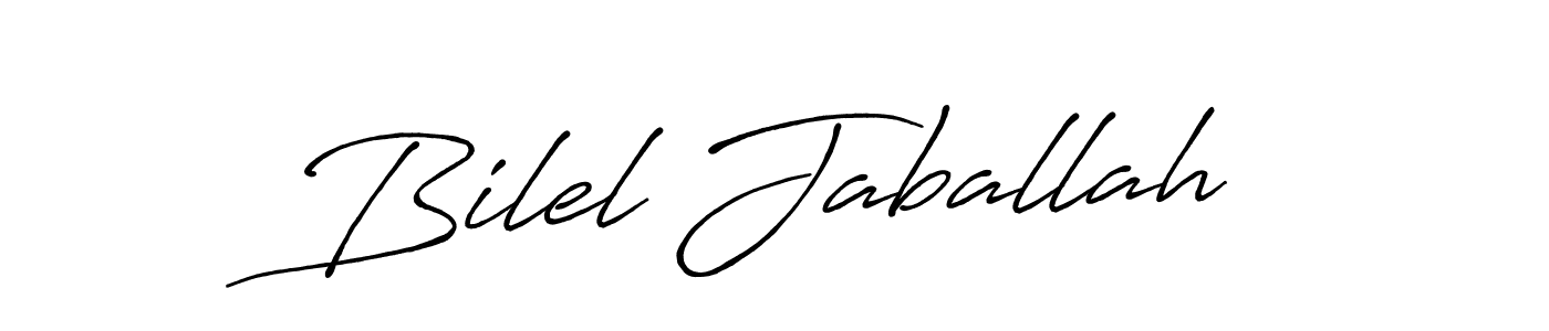 if you are searching for the best signature style for your name Bilel Jaballah. so please give up your signature search. here we have designed multiple signature styles  using Antro_Vectra_Bolder. Bilel Jaballah signature style 7 images and pictures png