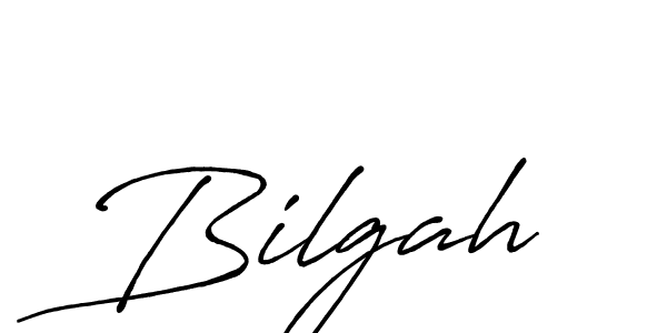 Make a beautiful signature design for name Bilgah. With this signature (Antro_Vectra_Bolder) style, you can create a handwritten signature for free. Bilgah signature style 7 images and pictures png