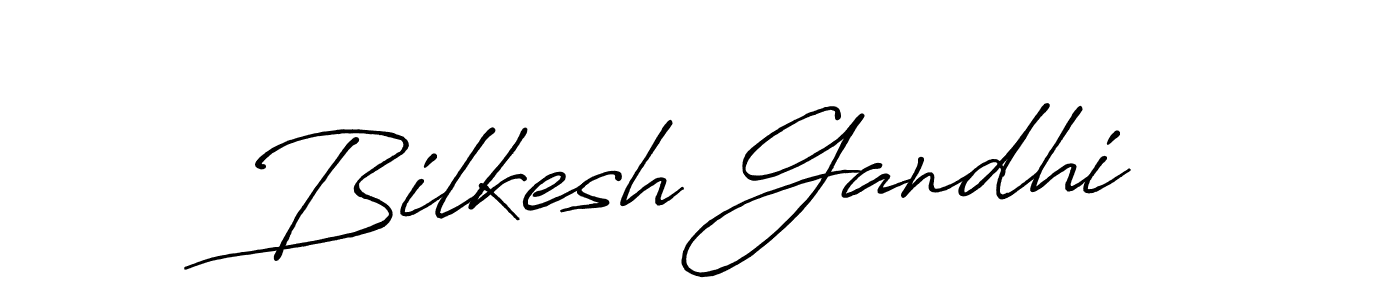 The best way (Antro_Vectra_Bolder) to make a short signature is to pick only two or three words in your name. The name Bilkesh Gandhi include a total of six letters. For converting this name. Bilkesh Gandhi signature style 7 images and pictures png
