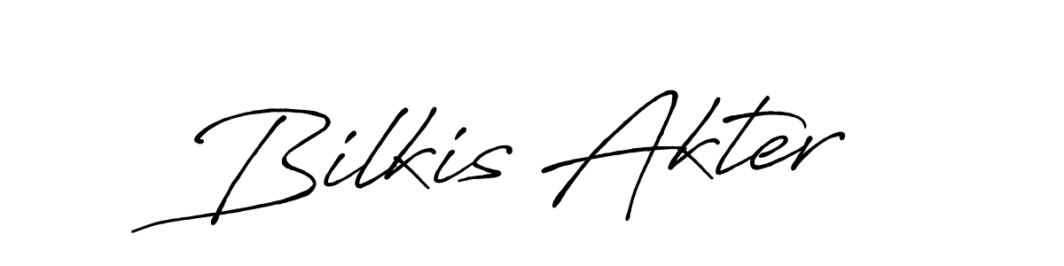 Also You can easily find your signature by using the search form. We will create Bilkis Akter name handwritten signature images for you free of cost using Antro_Vectra_Bolder sign style. Bilkis Akter signature style 7 images and pictures png