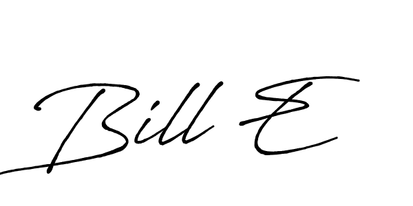 You can use this online signature creator to create a handwritten signature for the name Bill E. This is the best online autograph maker. Bill E signature style 7 images and pictures png