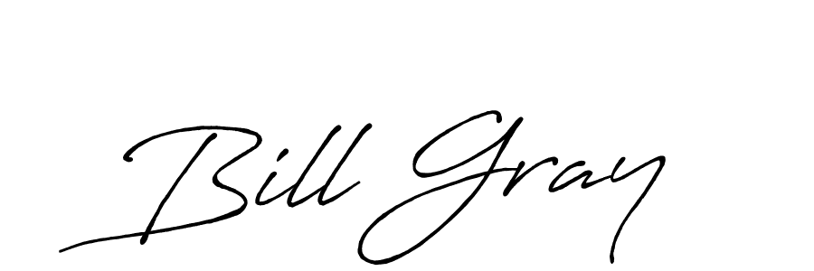 Bill Gray stylish signature style. Best Handwritten Sign (Antro_Vectra_Bolder) for my name. Handwritten Signature Collection Ideas for my name Bill Gray. Bill Gray signature style 7 images and pictures png