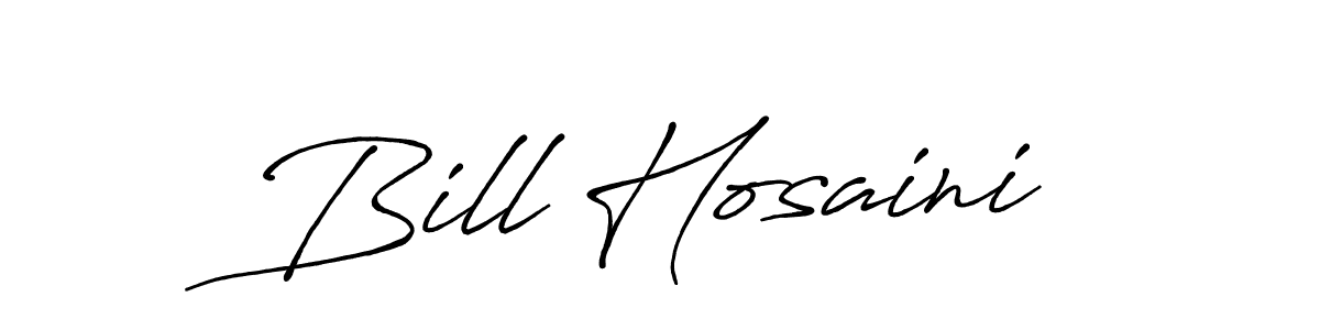 Best and Professional Signature Style for Bill Hosaini. Antro_Vectra_Bolder Best Signature Style Collection. Bill Hosaini signature style 7 images and pictures png
