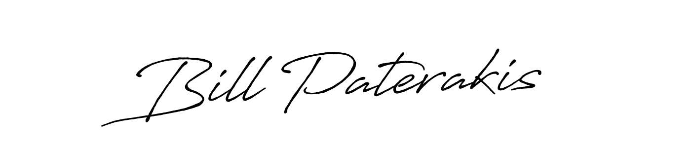 How to Draw Bill Paterakis signature style? Antro_Vectra_Bolder is a latest design signature styles for name Bill Paterakis. Bill Paterakis signature style 7 images and pictures png