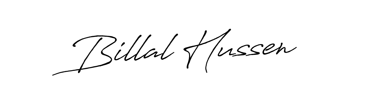 Also we have Billal Hussen name is the best signature style. Create professional handwritten signature collection using Antro_Vectra_Bolder autograph style. Billal Hussen signature style 7 images and pictures png