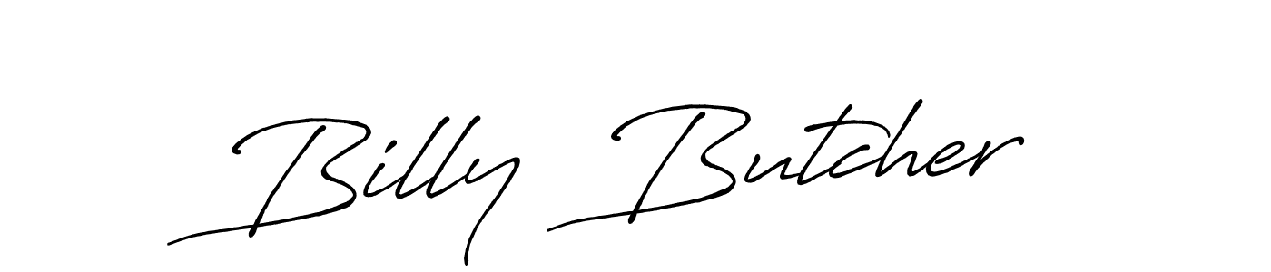 Design your own signature with our free online signature maker. With this signature software, you can create a handwritten (Antro_Vectra_Bolder) signature for name Billy  Butcher. Billy  Butcher signature style 7 images and pictures png