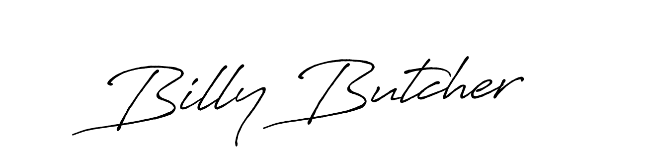 Design your own signature with our free online signature maker. With this signature software, you can create a handwritten (Antro_Vectra_Bolder) signature for name Billy Butcher. Billy Butcher signature style 7 images and pictures png