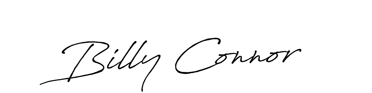 Billy Connor stylish signature style. Best Handwritten Sign (Antro_Vectra_Bolder) for my name. Handwritten Signature Collection Ideas for my name Billy Connor. Billy Connor signature style 7 images and pictures png