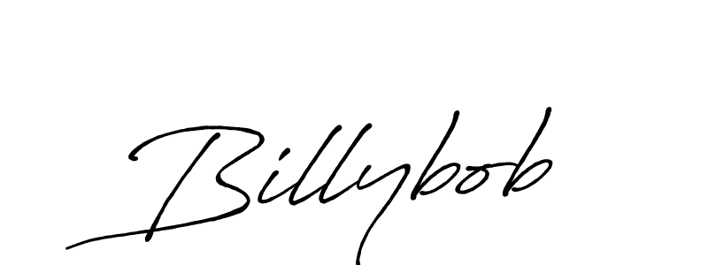 Use a signature maker to create a handwritten signature online. With this signature software, you can design (Antro_Vectra_Bolder) your own signature for name Billybob. Billybob signature style 7 images and pictures png
