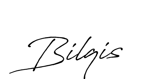 Make a beautiful signature design for name Bilqis. With this signature (Antro_Vectra_Bolder) style, you can create a handwritten signature for free. Bilqis signature style 7 images and pictures png