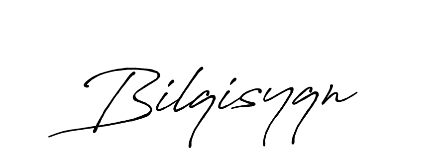 Also we have Bilqisyqn name is the best signature style. Create professional handwritten signature collection using Antro_Vectra_Bolder autograph style. Bilqisyqn signature style 7 images and pictures png