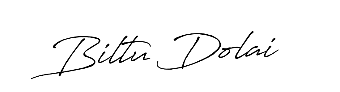 How to make Biltu Dolai signature? Antro_Vectra_Bolder is a professional autograph style. Create handwritten signature for Biltu Dolai name. Biltu Dolai signature style 7 images and pictures png