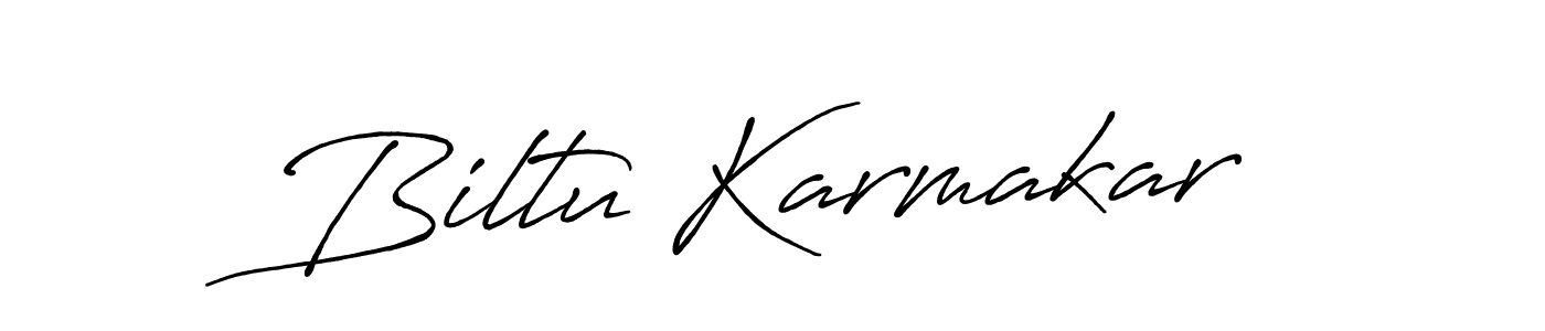 Make a short Biltu Karmakar signature style. Manage your documents anywhere anytime using Antro_Vectra_Bolder. Create and add eSignatures, submit forms, share and send files easily. Biltu Karmakar signature style 7 images and pictures png