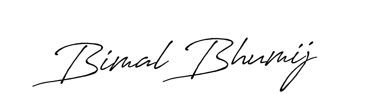 Similarly Antro_Vectra_Bolder is the best handwritten signature design. Signature creator online .You can use it as an online autograph creator for name Bimal Bhumij. Bimal Bhumij signature style 7 images and pictures png