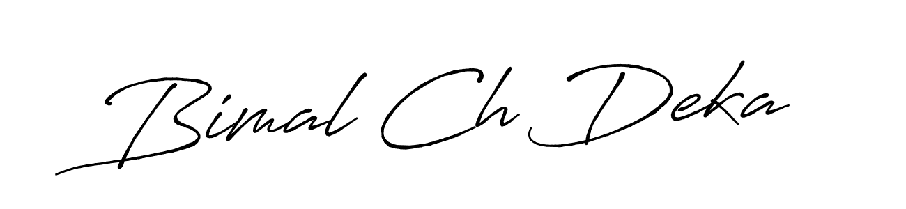 How to Draw Bimal Ch Deka signature style? Antro_Vectra_Bolder is a latest design signature styles for name Bimal Ch Deka. Bimal Ch Deka signature style 7 images and pictures png