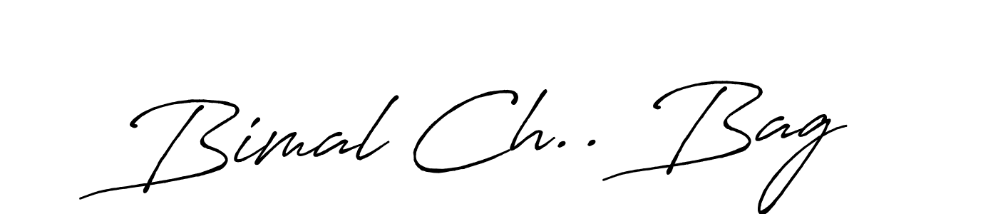 Create a beautiful signature design for name Bimal Ch.. Bag. With this signature (Antro_Vectra_Bolder) fonts, you can make a handwritten signature for free. Bimal Ch.. Bag signature style 7 images and pictures png