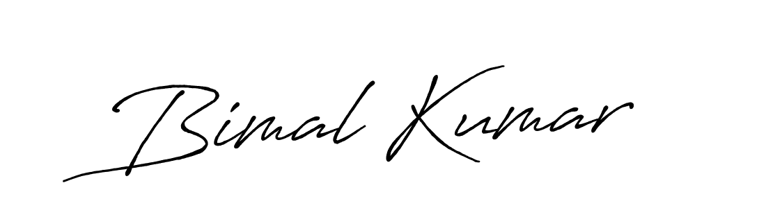 Use a signature maker to create a handwritten signature online. With this signature software, you can design (Antro_Vectra_Bolder) your own signature for name Bimal Kumar. Bimal Kumar signature style 7 images and pictures png