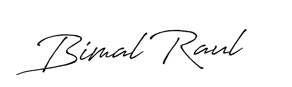 The best way (Antro_Vectra_Bolder) to make a short signature is to pick only two or three words in your name. The name Bimal Raul include a total of six letters. For converting this name. Bimal Raul signature style 7 images and pictures png