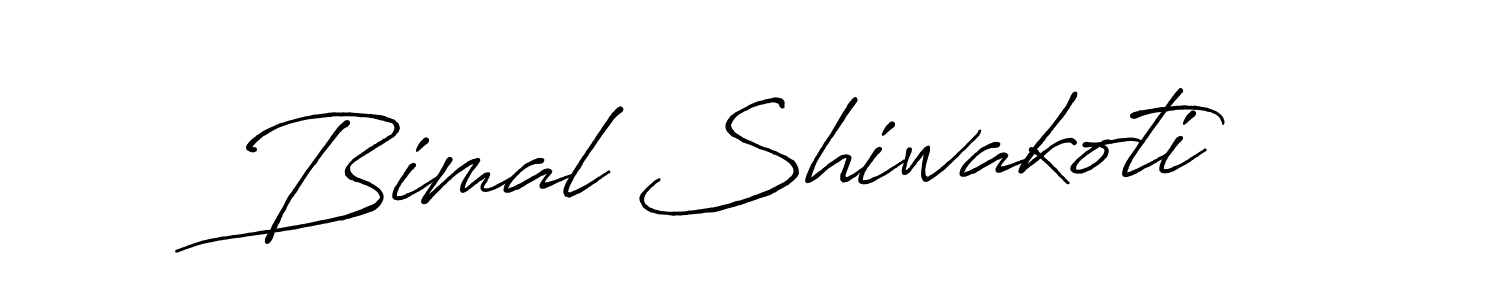 Bimal Shiwakoti stylish signature style. Best Handwritten Sign (Antro_Vectra_Bolder) for my name. Handwritten Signature Collection Ideas for my name Bimal Shiwakoti. Bimal Shiwakoti signature style 7 images and pictures png