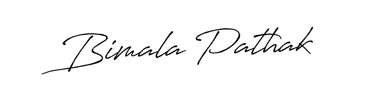 Use a signature maker to create a handwritten signature online. With this signature software, you can design (Antro_Vectra_Bolder) your own signature for name Bimala Pathak. Bimala Pathak signature style 7 images and pictures png