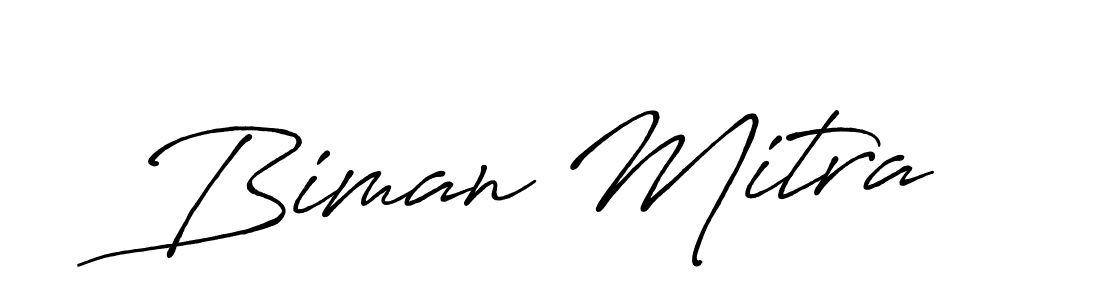 You should practise on your own different ways (Antro_Vectra_Bolder) to write your name (Biman Mitra) in signature. don't let someone else do it for you. Biman Mitra signature style 7 images and pictures png