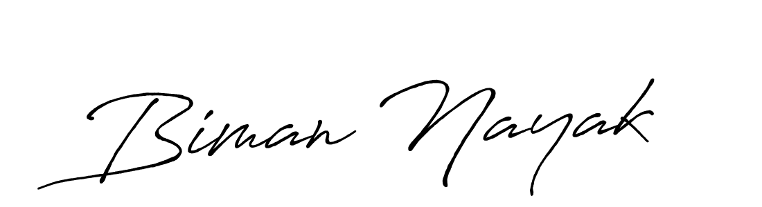 Make a beautiful signature design for name Biman Nayak. With this signature (Antro_Vectra_Bolder) style, you can create a handwritten signature for free. Biman Nayak signature style 7 images and pictures png