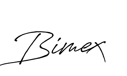 Also we have Bimex name is the best signature style. Create professional handwritten signature collection using Antro_Vectra_Bolder autograph style. Bimex signature style 7 images and pictures png