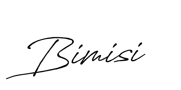 Create a beautiful signature design for name Bimisi. With this signature (Antro_Vectra_Bolder) fonts, you can make a handwritten signature for free. Bimisi signature style 7 images and pictures png