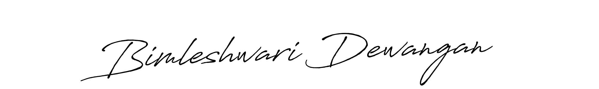 How to make Bimleshwari Dewangan signature? Antro_Vectra_Bolder is a professional autograph style. Create handwritten signature for Bimleshwari Dewangan name. Bimleshwari Dewangan signature style 7 images and pictures png