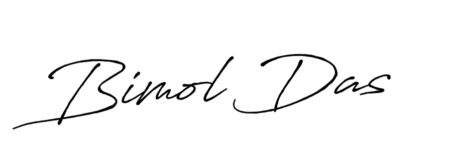 Create a beautiful signature design for name Bimol Das. With this signature (Antro_Vectra_Bolder) fonts, you can make a handwritten signature for free. Bimol Das signature style 7 images and pictures png