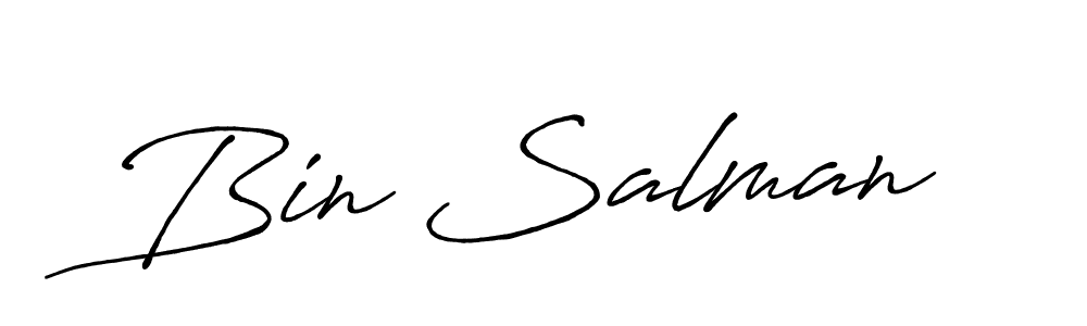 Make a beautiful signature design for name Bin Salman. Use this online signature maker to create a handwritten signature for free. Bin Salman signature style 7 images and pictures png