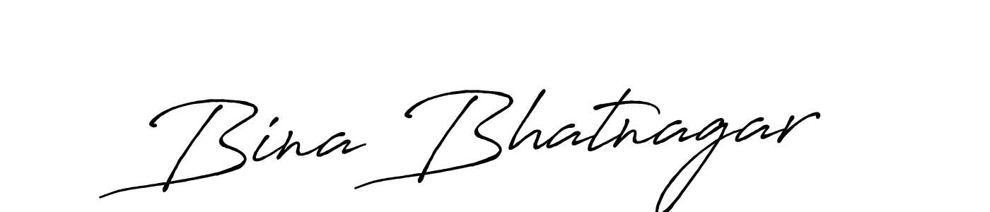 Similarly Antro_Vectra_Bolder is the best handwritten signature design. Signature creator online .You can use it as an online autograph creator for name Bina Bhatnagar. Bina Bhatnagar signature style 7 images and pictures png