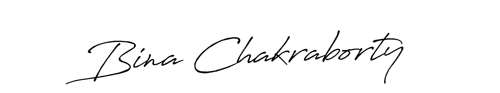 The best way (Antro_Vectra_Bolder) to make a short signature is to pick only two or three words in your name. The name Bina Chakraborty include a total of six letters. For converting this name. Bina Chakraborty signature style 7 images and pictures png