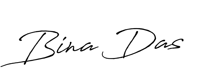 How to make Bina Das name signature. Use Antro_Vectra_Bolder style for creating short signs online. This is the latest handwritten sign. Bina Das signature style 7 images and pictures png