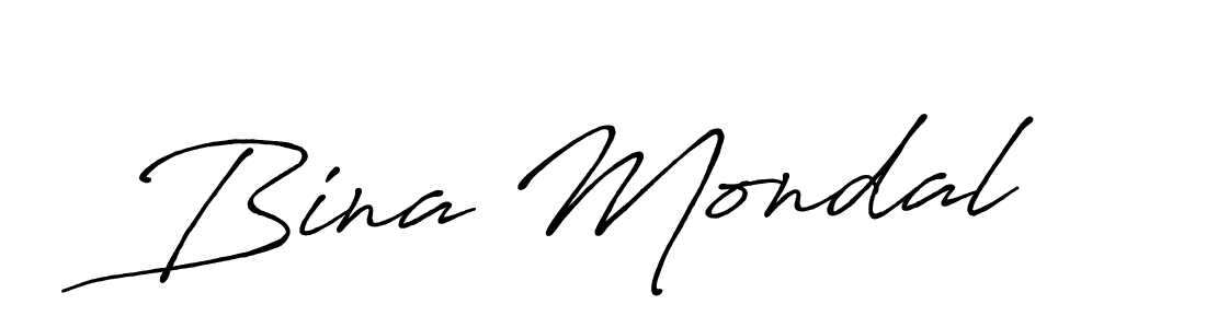 Make a short Bina Mondal signature style. Manage your documents anywhere anytime using Antro_Vectra_Bolder. Create and add eSignatures, submit forms, share and send files easily. Bina Mondal signature style 7 images and pictures png