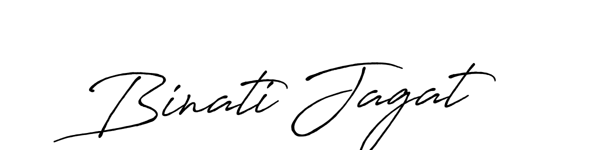 Once you've used our free online signature maker to create your best signature Antro_Vectra_Bolder style, it's time to enjoy all of the benefits that Binati Jagat name signing documents. Binati Jagat signature style 7 images and pictures png