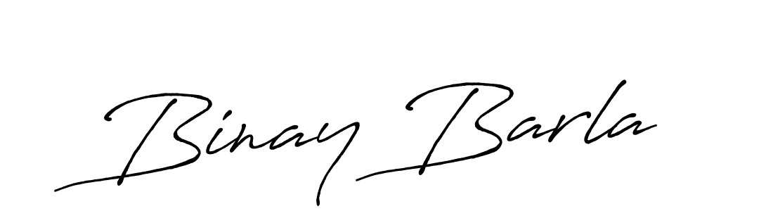 Make a beautiful signature design for name Binay Barla. With this signature (Antro_Vectra_Bolder) style, you can create a handwritten signature for free. Binay Barla signature style 7 images and pictures png