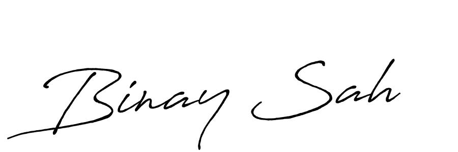 Once you've used our free online signature maker to create your best signature Antro_Vectra_Bolder style, it's time to enjoy all of the benefits that Binay Sah name signing documents. Binay Sah signature style 7 images and pictures png