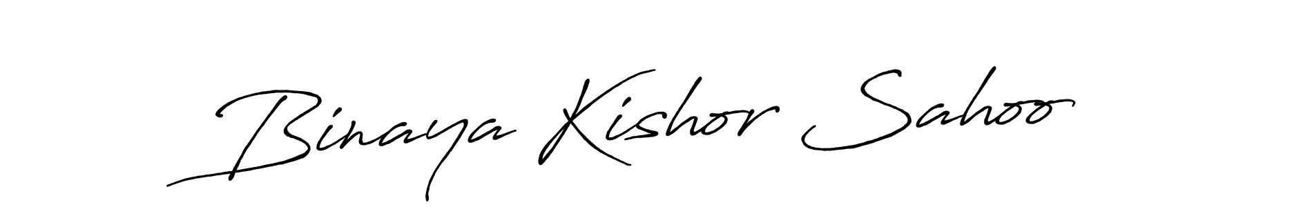 Antro_Vectra_Bolder is a professional signature style that is perfect for those who want to add a touch of class to their signature. It is also a great choice for those who want to make their signature more unique. Get Binaya Kishor Sahoo name to fancy signature for free. Binaya Kishor Sahoo signature style 7 images and pictures png