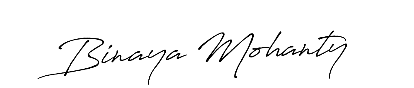 Design your own signature with our free online signature maker. With this signature software, you can create a handwritten (Antro_Vectra_Bolder) signature for name Binaya Mohanty. Binaya Mohanty signature style 7 images and pictures png