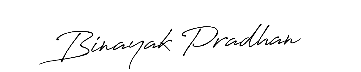 Binayak Pradhan stylish signature style. Best Handwritten Sign (Antro_Vectra_Bolder) for my name. Handwritten Signature Collection Ideas for my name Binayak Pradhan. Binayak Pradhan signature style 7 images and pictures png