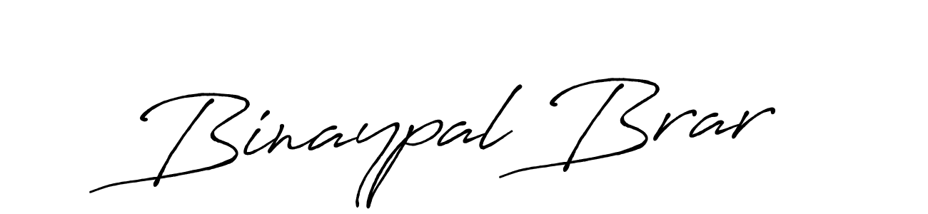 Make a beautiful signature design for name Binaypal Brar. With this signature (Antro_Vectra_Bolder) style, you can create a handwritten signature for free. Binaypal Brar signature style 7 images and pictures png
