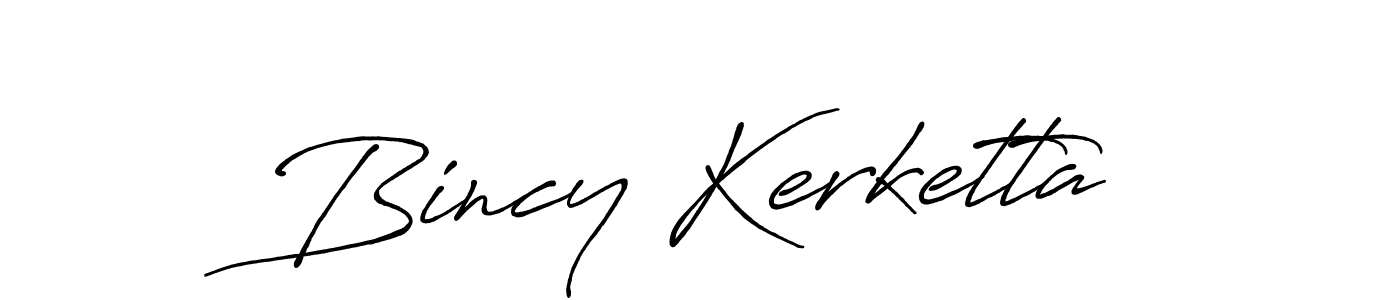 You should practise on your own different ways (Antro_Vectra_Bolder) to write your name (Bincy Kerketta) in signature. don't let someone else do it for you. Bincy Kerketta signature style 7 images and pictures png