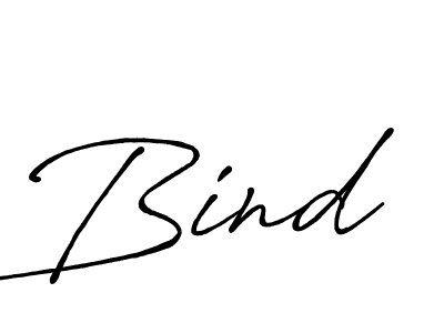 Create a beautiful signature design for name Bind. With this signature (Antro_Vectra_Bolder) fonts, you can make a handwritten signature for free. Bind signature style 7 images and pictures png