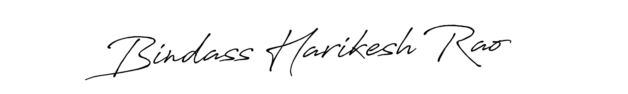 Bindass Harikesh Rao stylish signature style. Best Handwritten Sign (Antro_Vectra_Bolder) for my name. Handwritten Signature Collection Ideas for my name Bindass Harikesh Rao. Bindass Harikesh Rao signature style 7 images and pictures png