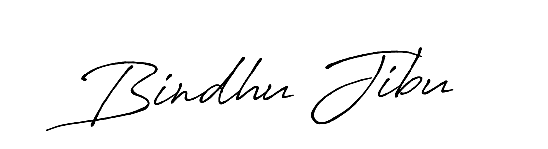 Use a signature maker to create a handwritten signature online. With this signature software, you can design (Antro_Vectra_Bolder) your own signature for name Bindhu Jibu. Bindhu Jibu signature style 7 images and pictures png