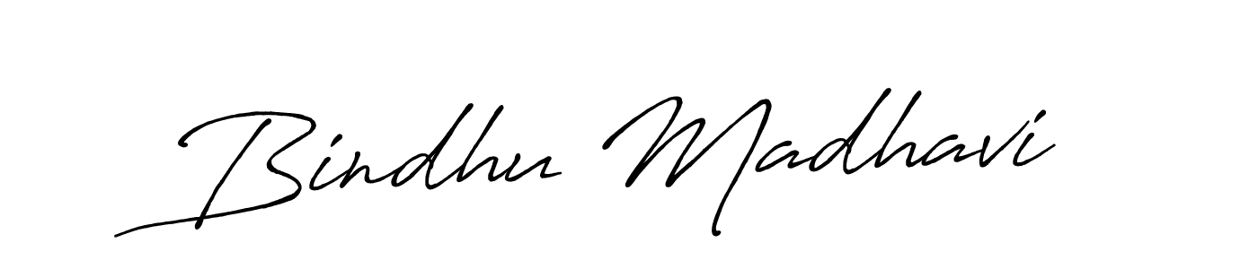 Design your own signature with our free online signature maker. With this signature software, you can create a handwritten (Antro_Vectra_Bolder) signature for name Bindhu Madhavi. Bindhu Madhavi signature style 7 images and pictures png